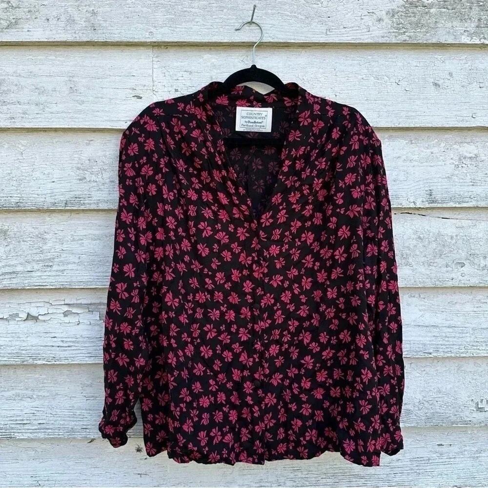 Vintage Pendleton Country Sophisticates Button Blouse Sz20w excellent‎ condition